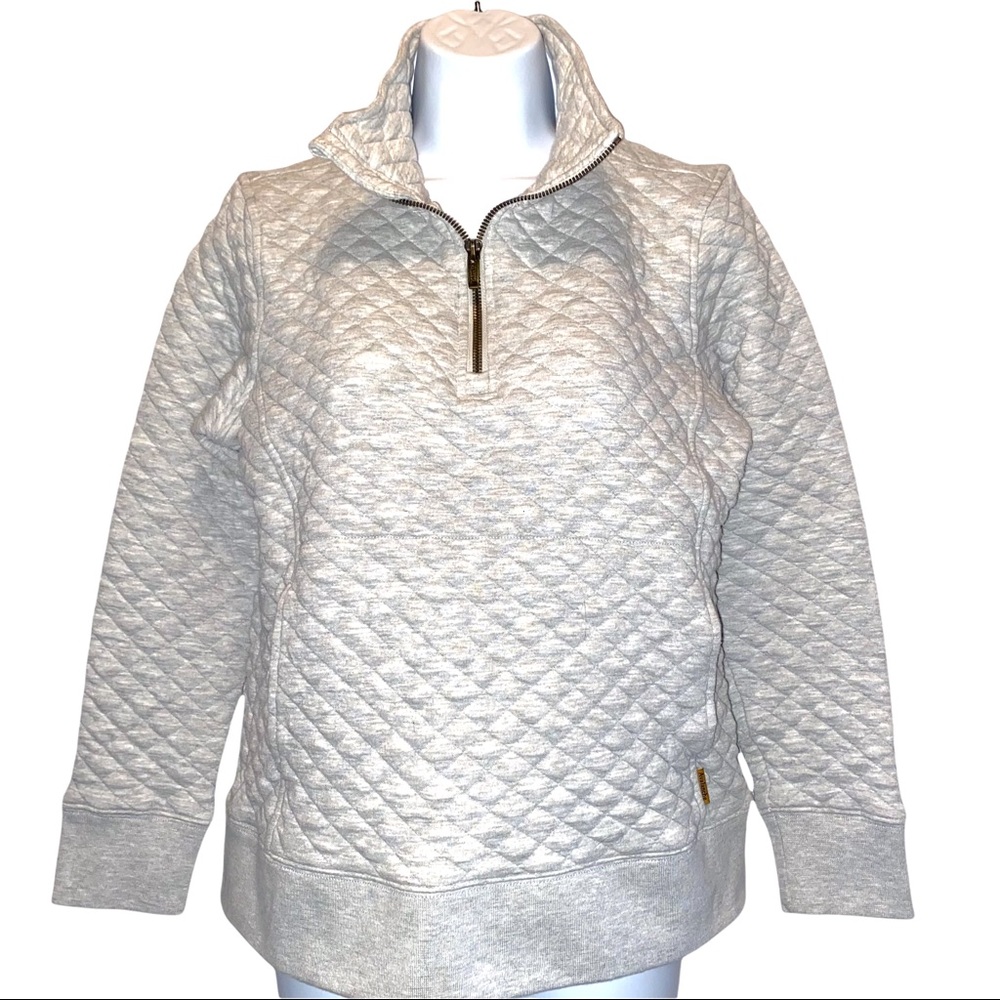 Avalanche women’s size M waffle texture gray shirt.